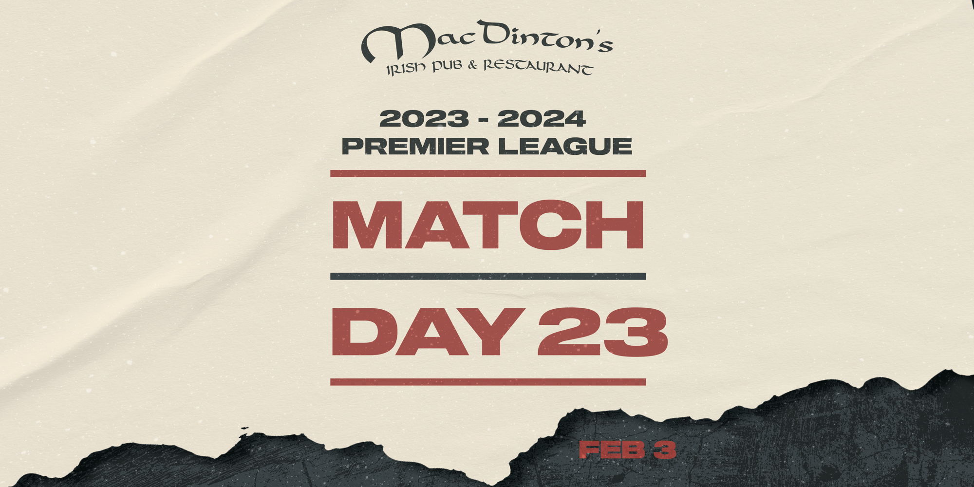 Premier League Match Day 23 promotional image