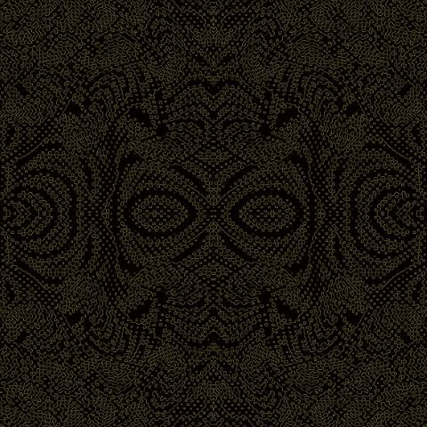 Black & Yellow Contemporary Patterned Wallpaper pattern