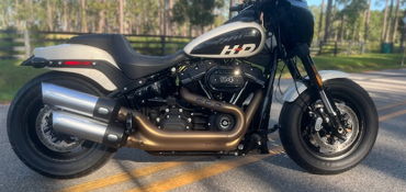 2022 HARLEY-DAVIDSON FAT BOB 114 motorcycle for rent near Santa Rosa Beach, FL