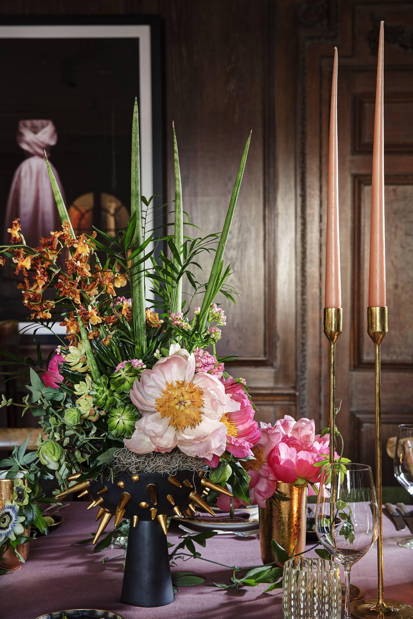 Wild at Heart flowers for L'Objet in Tulum with Fiona Leahy