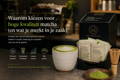 waarom kiezen voor hoge kwaliteit matcha en wat je merkt in je zaak