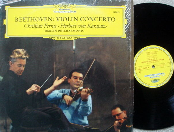 DG / FERRAS-KARAJAN - ,Beethoven Violin Concerto, NM!