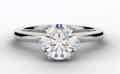 Shop round lab diamond rings - Pobjoy Diamonds