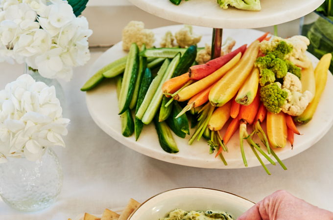 Warm Leek and Cheddar Dip