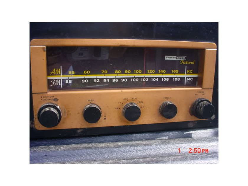 Harman Kardon FESTIVAL D1000 Tube Amp Receiver From late 50's