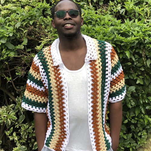 Vintage Crochet Men's Shirt