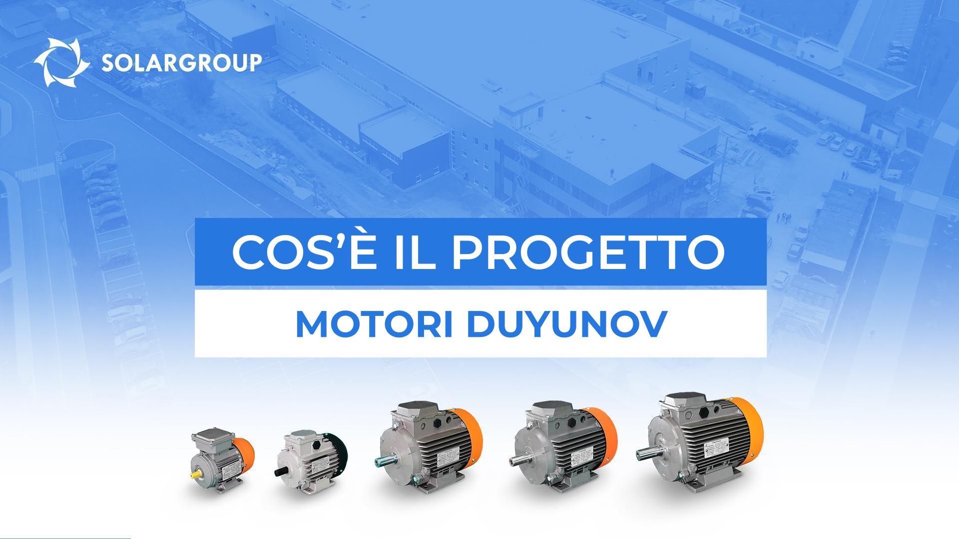 Presentazione video del progetto Motori Duyunov: scegli il tuo formato preferito!
