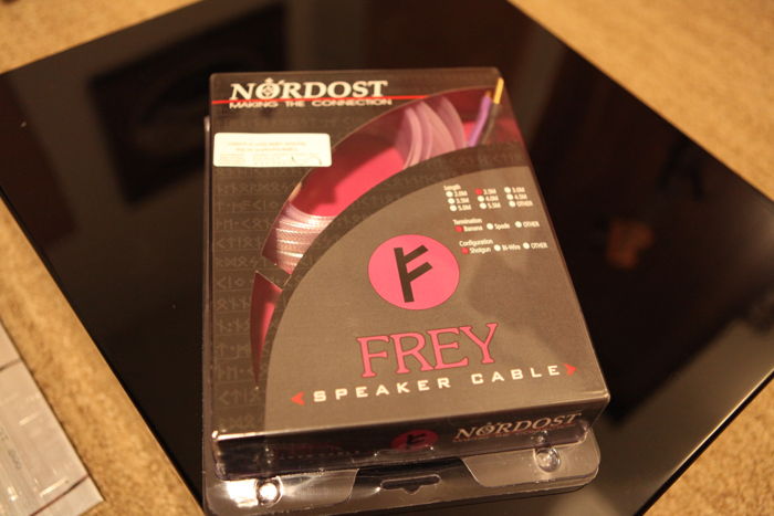 Nordost Frey  2.5 meter speaker cable as new