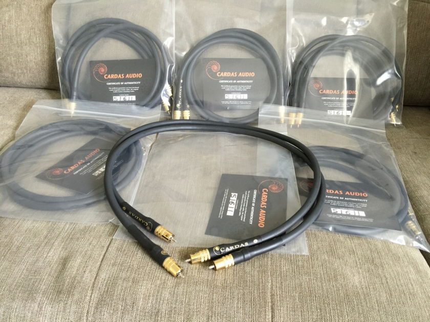 Cardas Audio Golden Reference 1.0m RCA Interconnects - W/New Factory Terminations