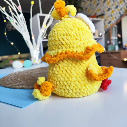 Easter CHICKEN Crochet Pattern - Easter Egg Basket