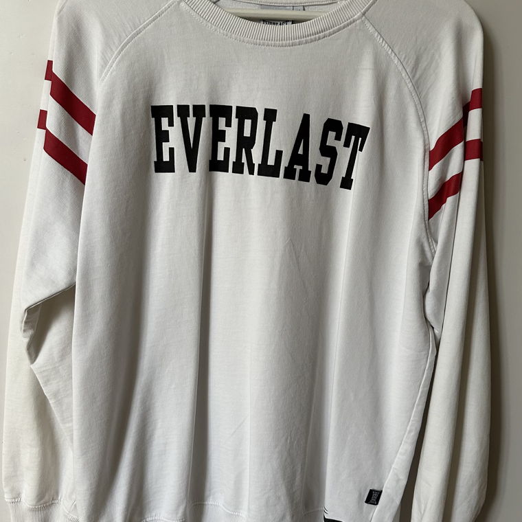 Everlast Pullover/Sweatshirt (white, black & red)