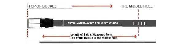 Australian Made Genuine Leather Belt 25 mm - Image 7