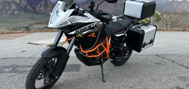 2015 KTM 1190 ADVENTURE R motorcycle for rent near Las Vegas, NV