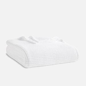 Dreamweave Waffle Bed Blanket Full/Queen White