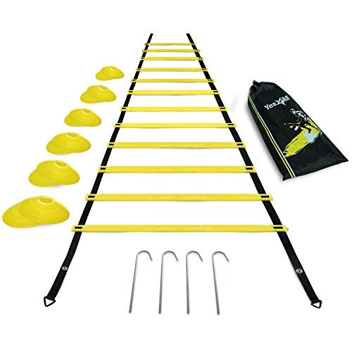 Yes4All Ultimate Combo Agility Ladder Training Set vs Werner 6foot