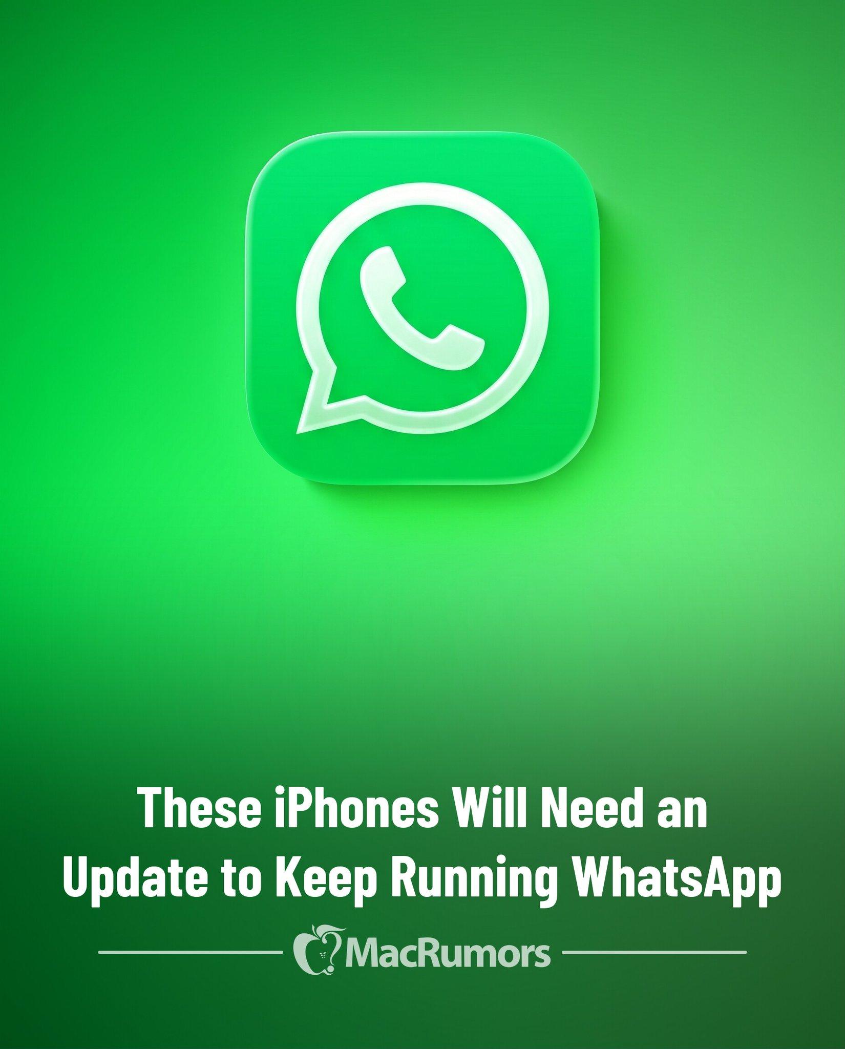 Older iPhones Need Update for WhatsApp Functionality