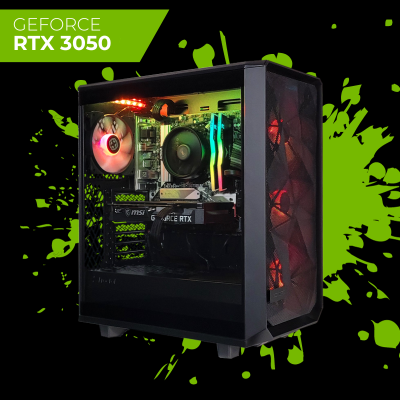 G3 Meshify with AMD Ryzen 5 5600G Processor and NVIDIA GeForce RTX 3050 Graphics