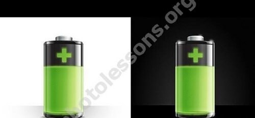 PSD батарейка - исходник для программы Фотошоп