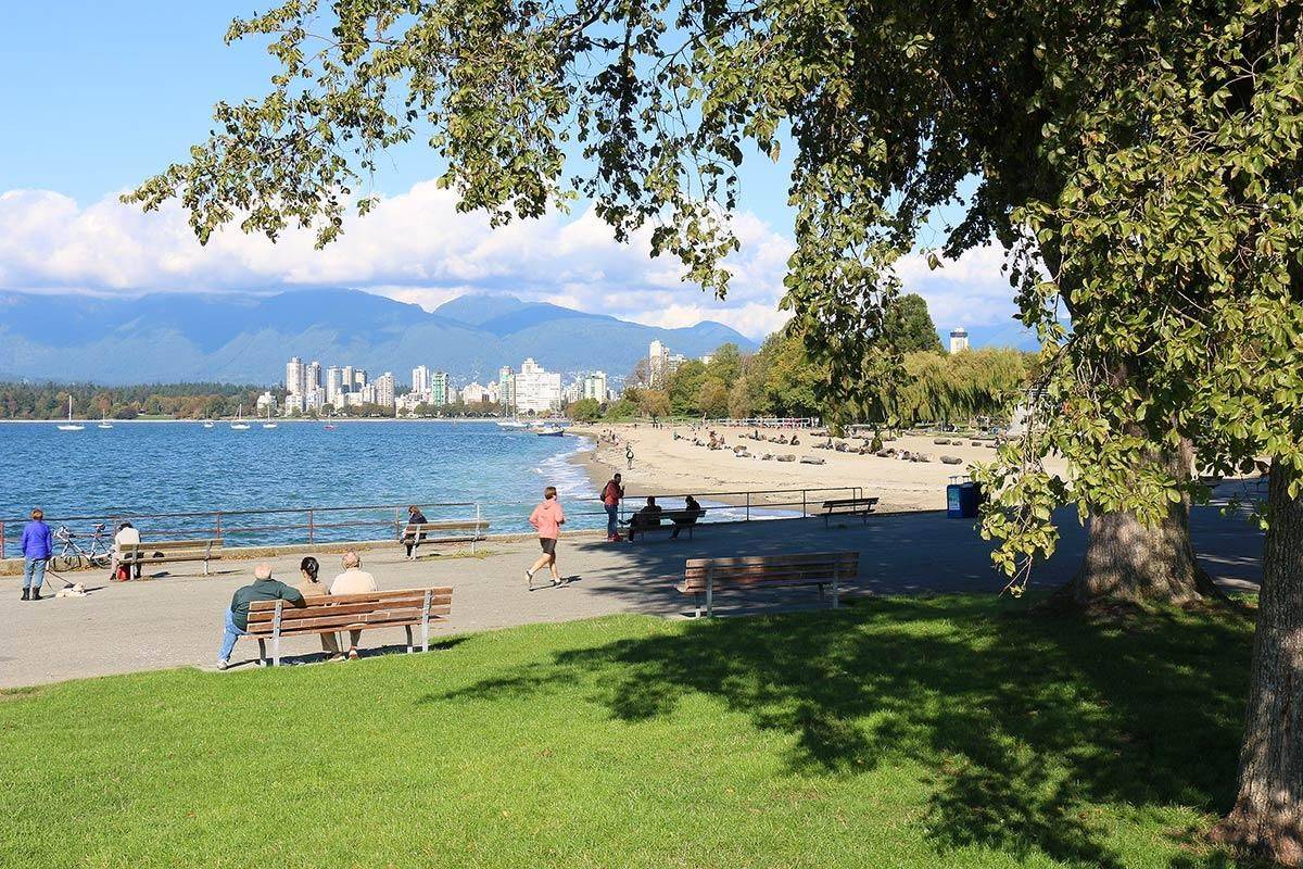 Paddleboarding spots recommend: Kitsilano Beach, Vancouver, British Columbia