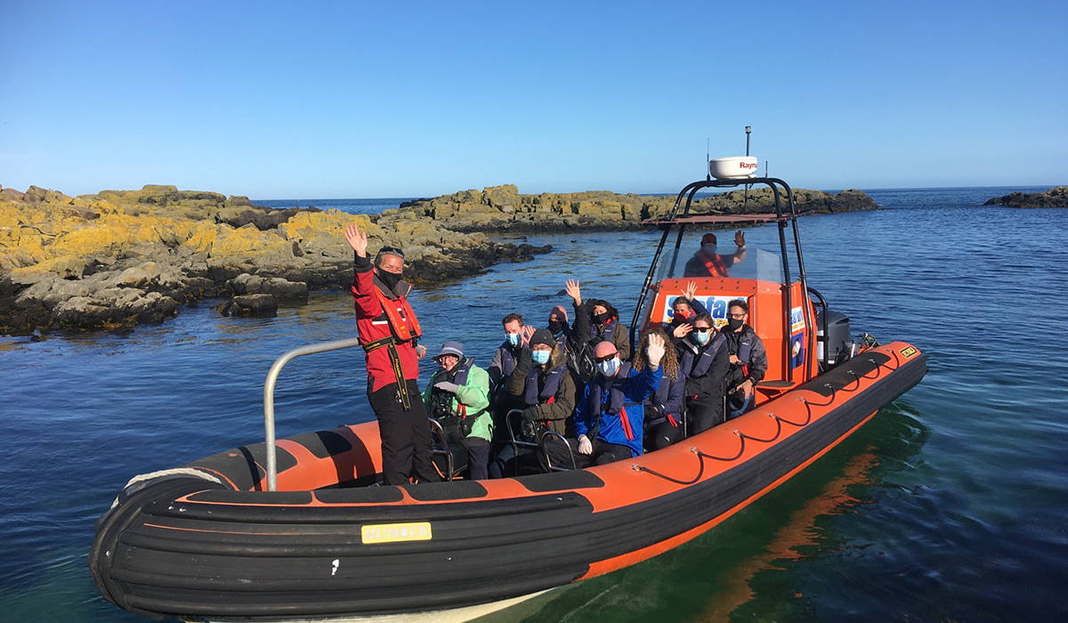 Boar tour of The Bass Rock