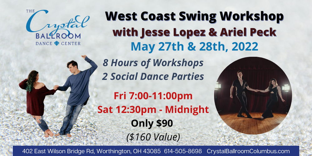 West Coast Swing Workshop Weekend with Jesse & Ariel Peck promotional image
