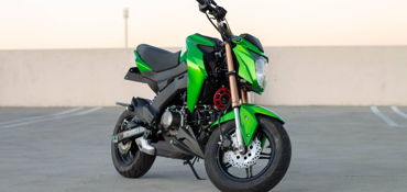 2017 KAWASAKI Z125 PRO motorcycle for rent near Roseville, CA