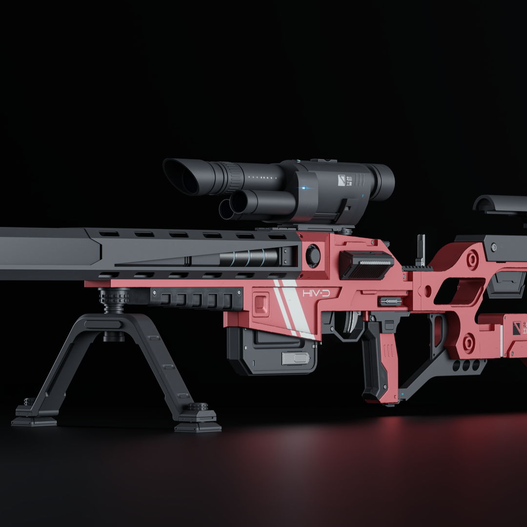 Image of Sci-Fi Sniper Rifle
