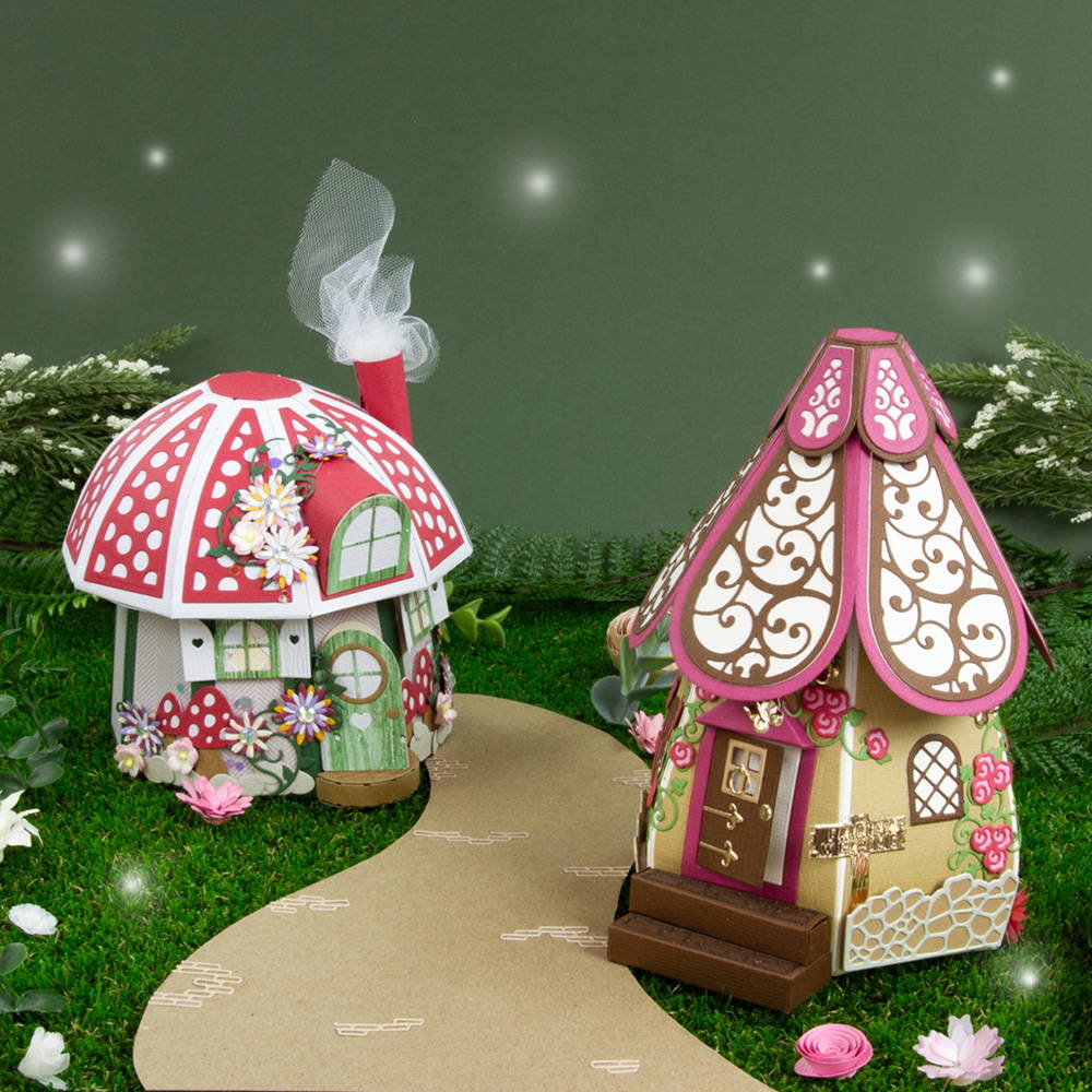 Folksy Fairy Village Display