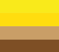Paintings in Yellow, Brown Shades