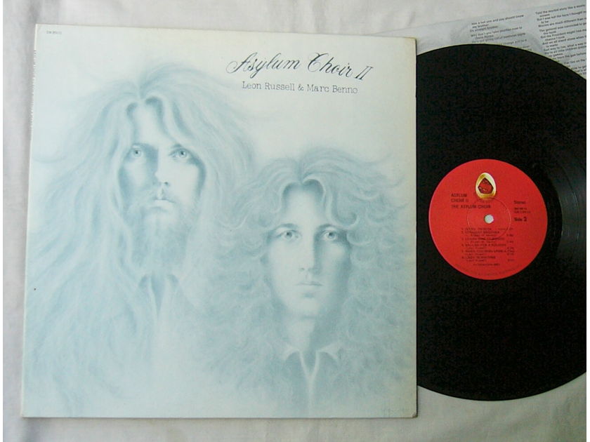ASYLUM CHOIR - II - - LEON RUSSELL & MARC BENNO - RARE ORIG 1971 LP - SHELTER