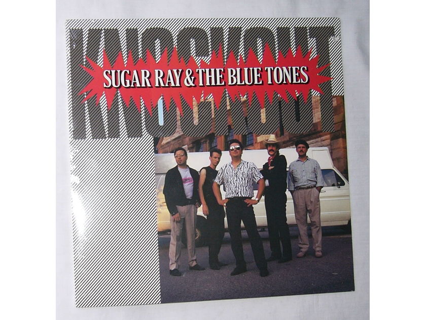 SUGAR RAY & THE BLUE TONES LP-- - KNOCKOUT--rare orig 1989 SEALED blues album on Warrick Records