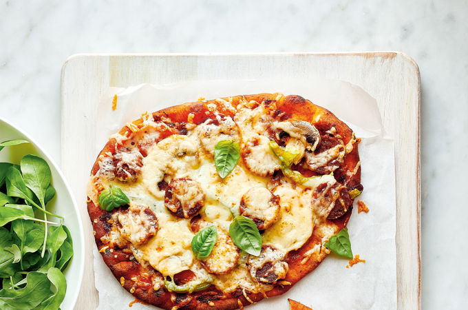 Pizza végé toute garnie