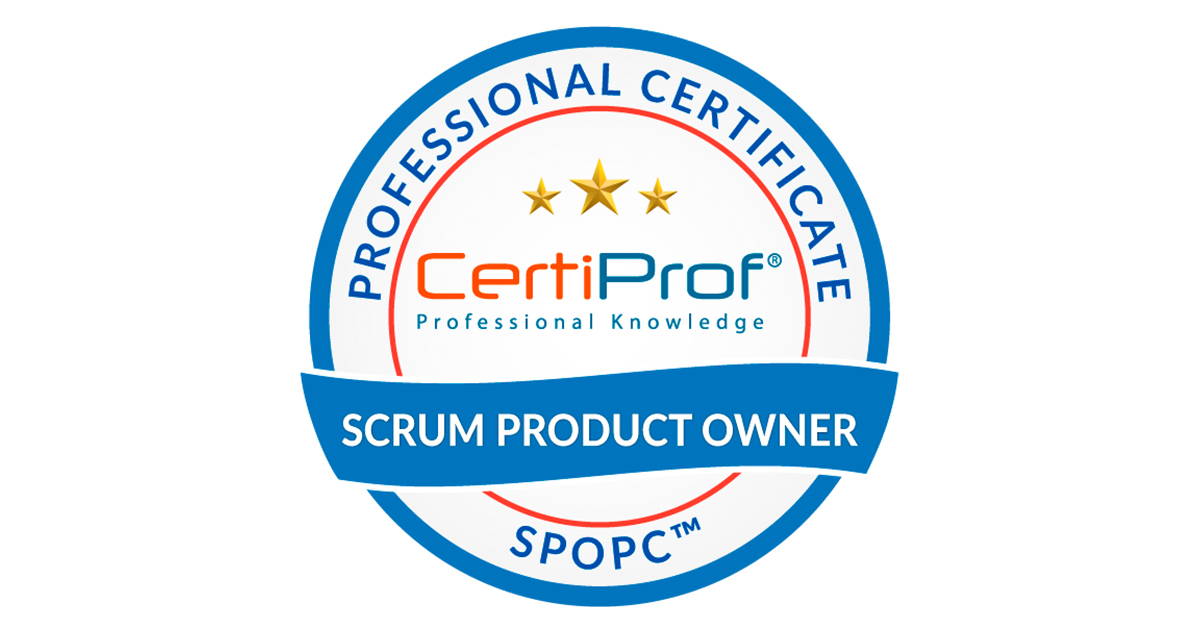 Scrum Product Owner Professional Certification SPOPC Certiprof