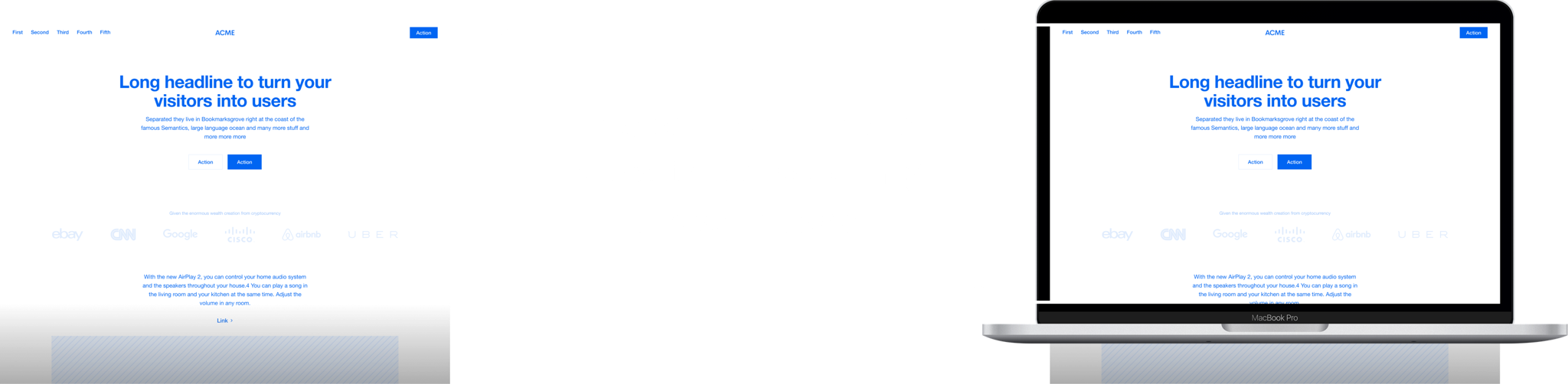 Above the fold is the portion of a webpage that is visible without scrolling. 