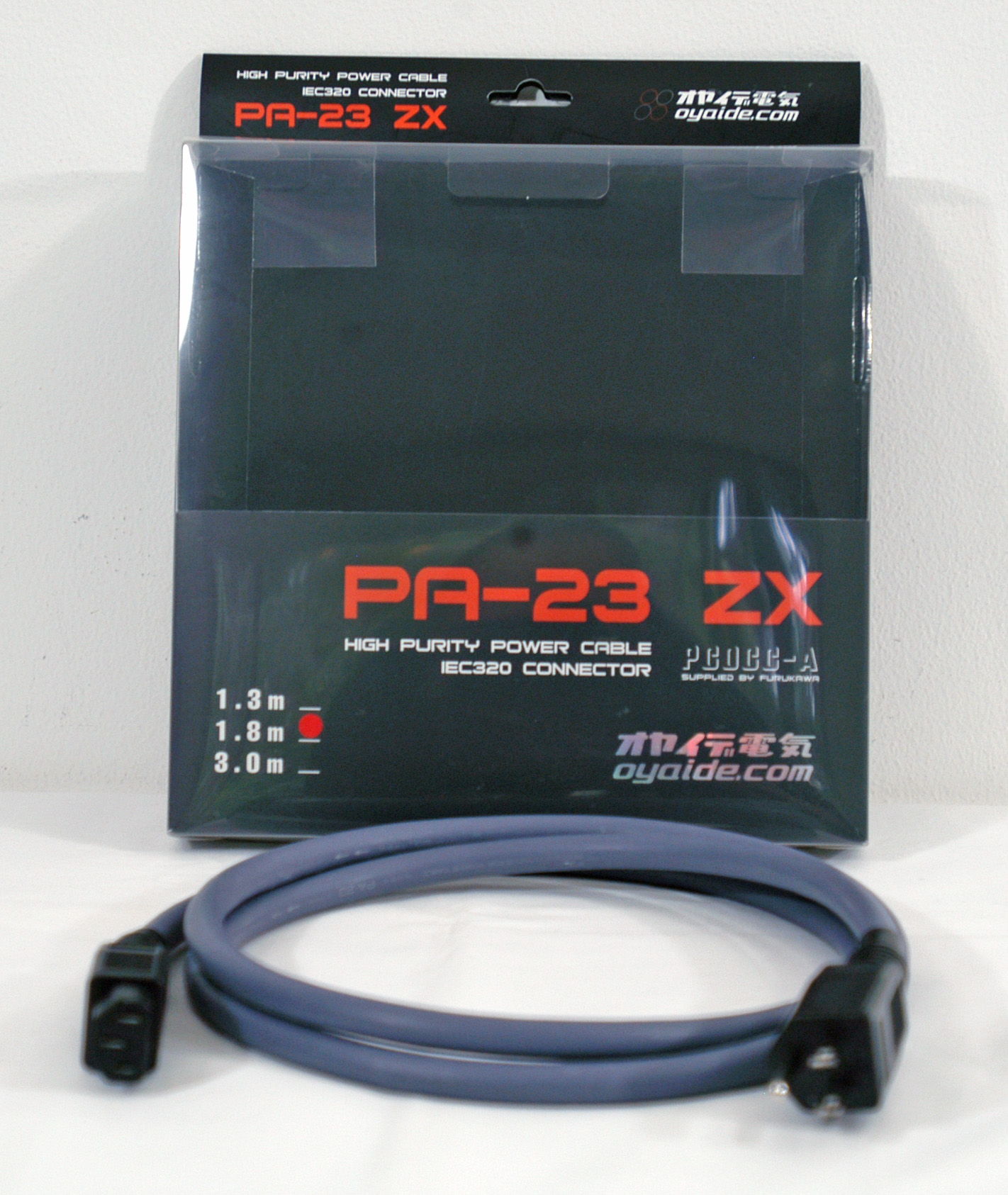 PA-23 ZX 1.8m power cable