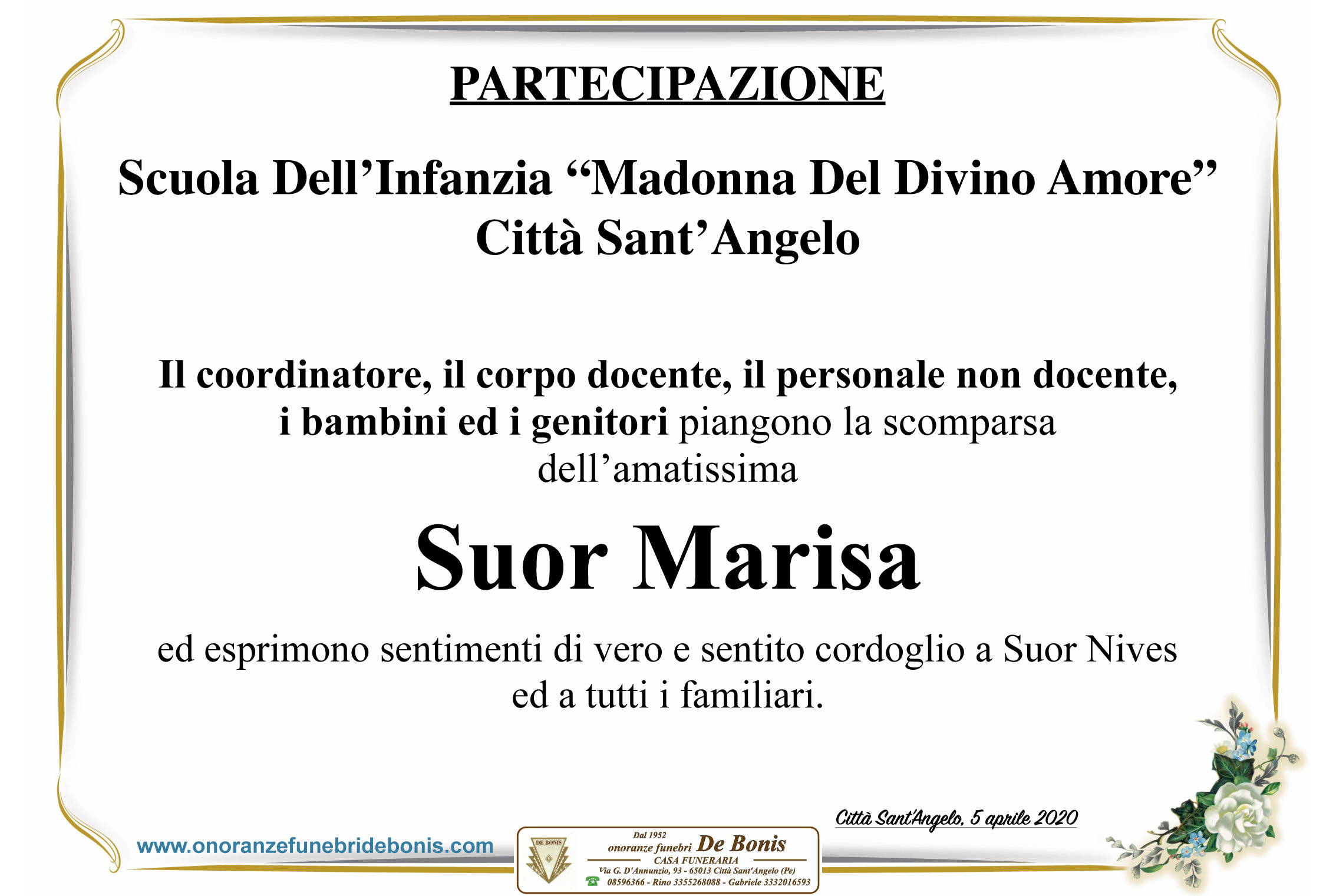 Scuola dell'Infanzia "Madonna del Divino Amore" - Città Sant'Angelo