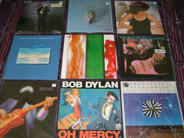 10 Lps Eric Clapton MFSL  - Dire Straits, Bob Dylan Sea...