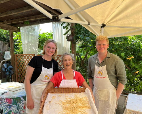 Cooking classes Lucca: Monica's Lucca Cooking Class: Fresh Pasta & Fried Delights