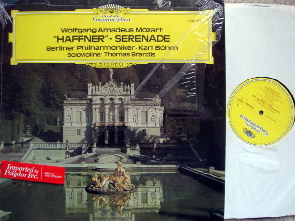 DG / BOHM-BPO, - Mozart Haffner Serenade, MINT!