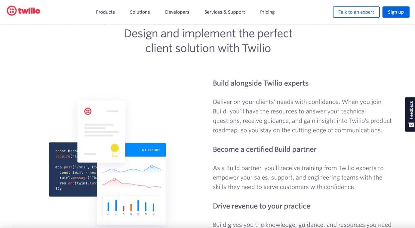 Twilio product / service
