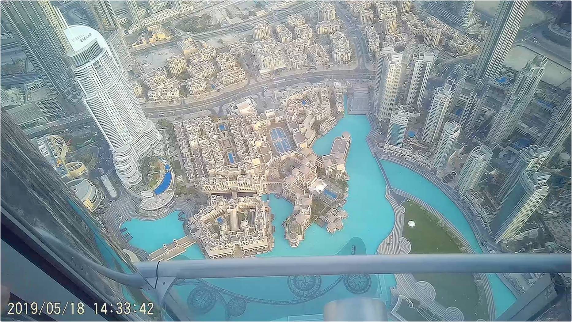 Billede taget med kamera brille: Udsigt i Dubai