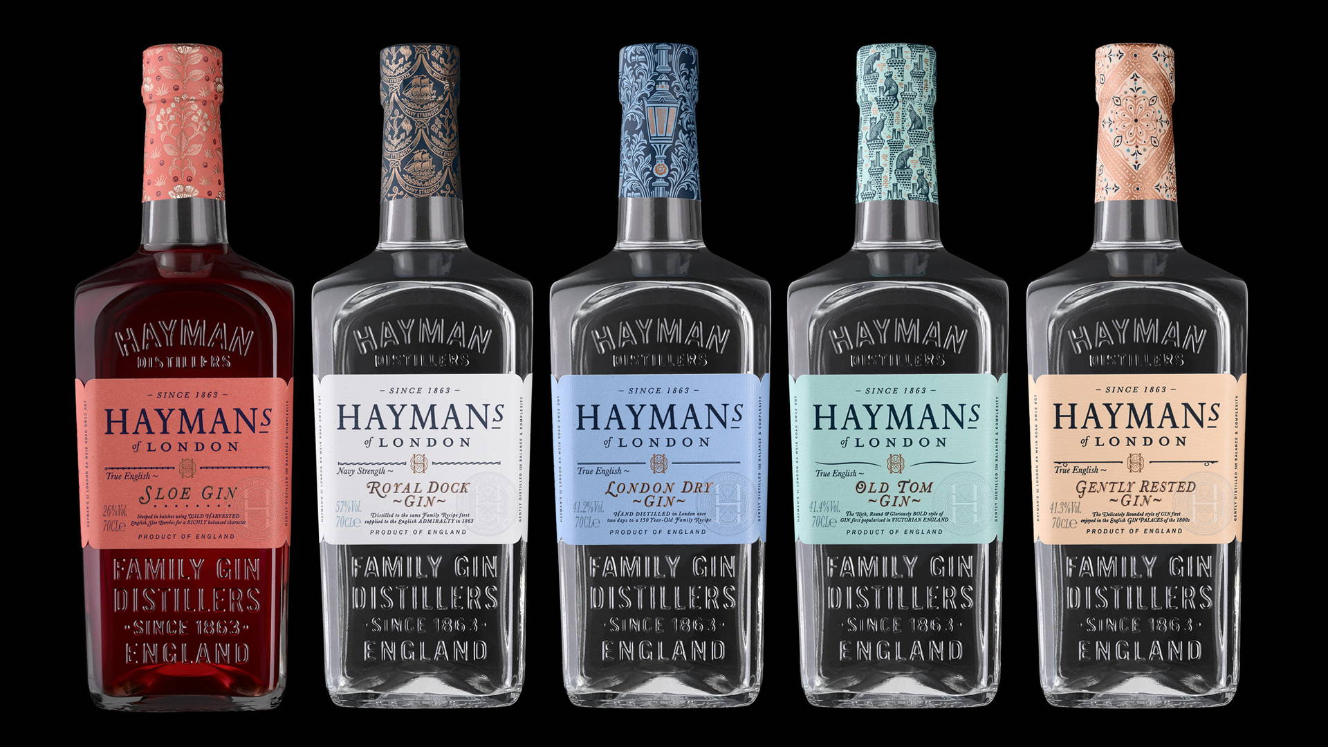 Featured image for Hayman's of London is a British Favorite With a Typographically-Driven Bottle
