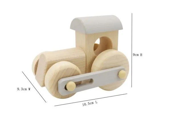 Wooden Train Engine Toy - Image 2