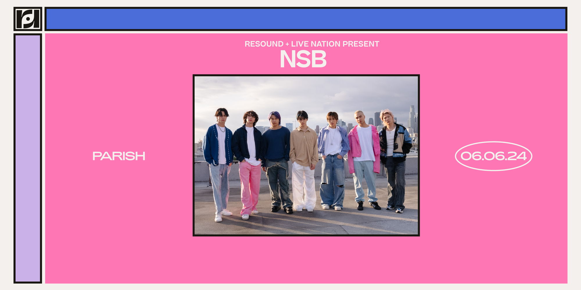 Resound Presents: NSB on 6/6 at Parish promotional image