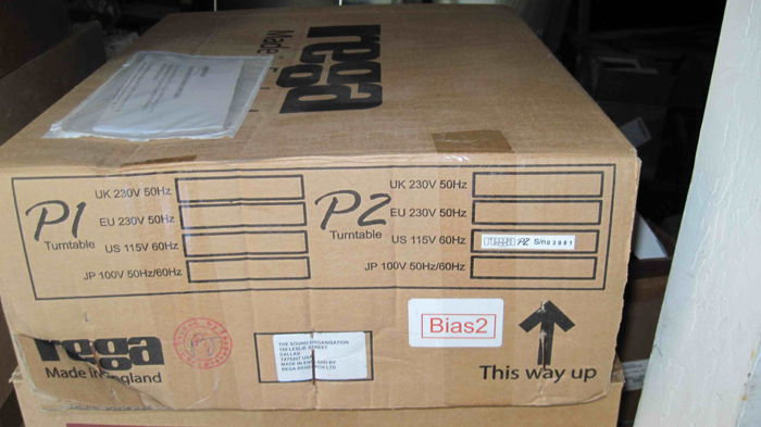 Rega P2 wt Bais2 in sealed factory box black wt RB251 arm