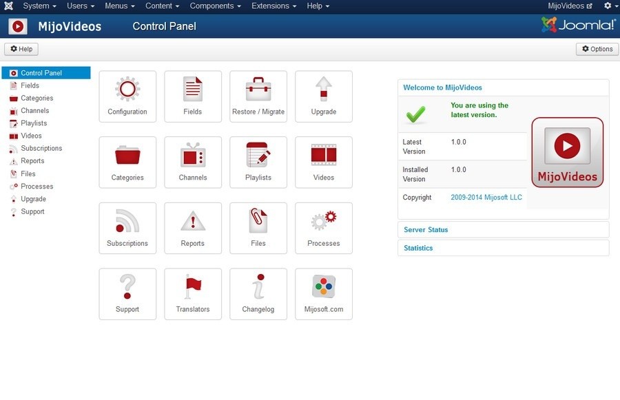 MijoVideos - создание видеопортала в CMS Joomla