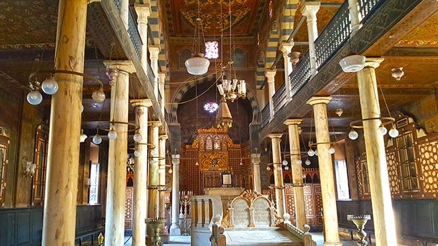 Inside the Ben Ezra Synagogue, Cairo, Egypt Inside the Ben Ezra Synagogue, Cairo, Egypt