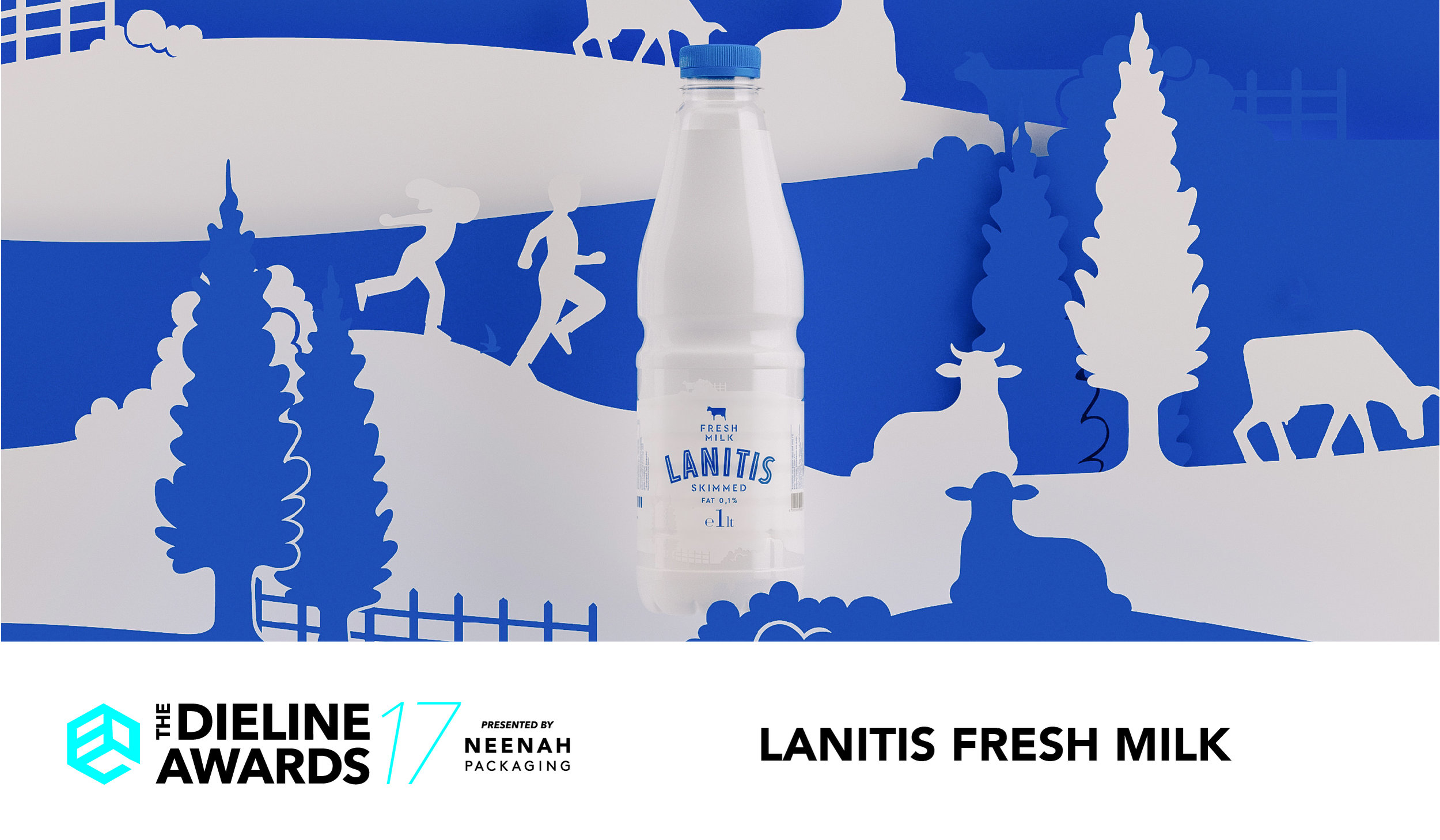 The Dieline Awards 2017 Outstanding Achievements: Lanitis Fresh Milk