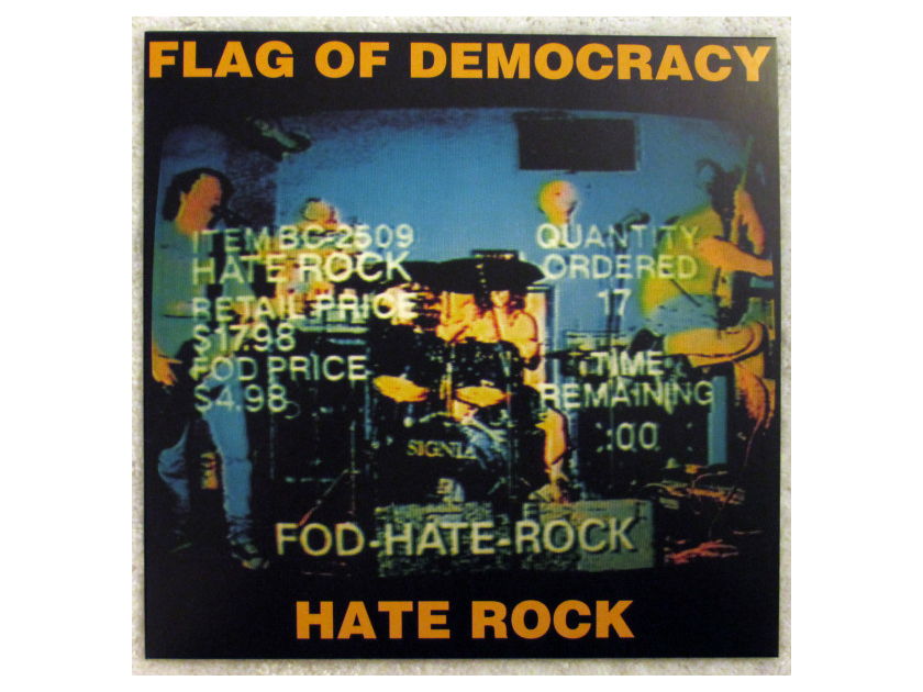 Flag Of Democracy Hate Rock