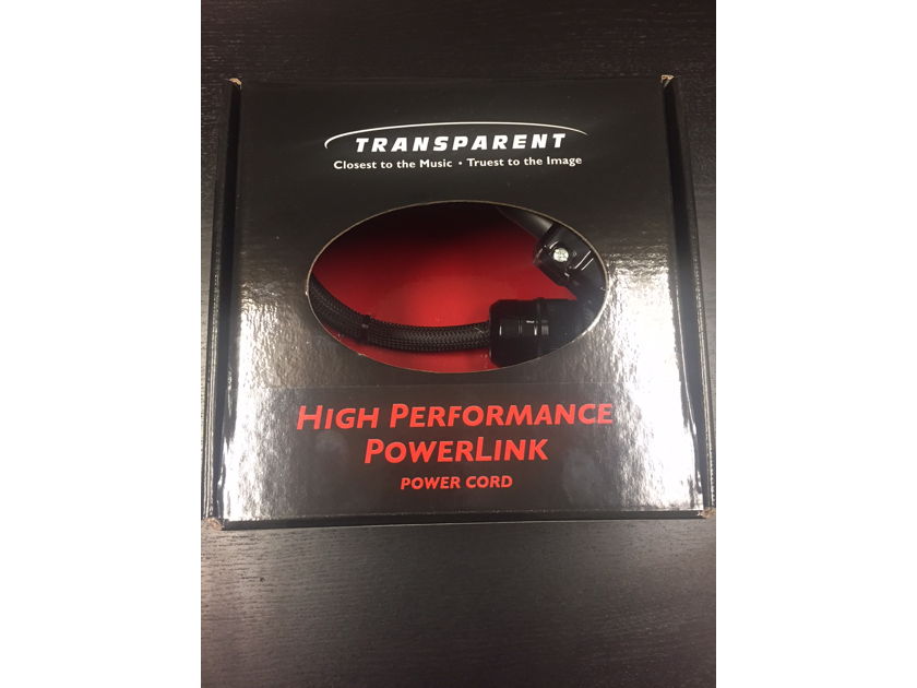 Transparent Audio High Performance PowerLink 2m, in-box clearance